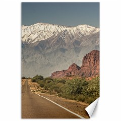 Empty Highway Landscape, La Rioja, Argentina Canvas 24  X 36  by dflcprintsclothing