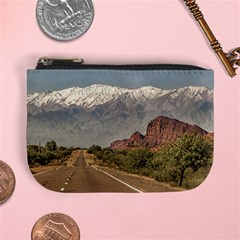 Empty Highway Landscape, La Rioja, Argentina Mini Coin Purse by dflcprintsclothing