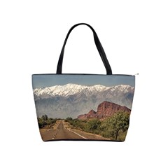 Empty Highway Landscape, La Rioja, Argentina Classic Shoulder Handbag by dflcprintsclothing