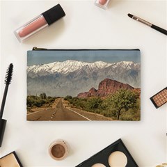 Empty Highway Landscape, La Rioja, Argentina Cosmetic Bag (medium) by dflcprintsclothing