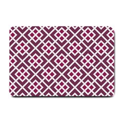 Two Tone Lattice Pattern Small Doormat 