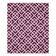 Two Tone Lattice Pattern Shower Curtain 60  X 72  (medium)  by kellehco