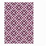 Two Tone Lattice Pattern Large Garden Flag (Two Sides) Front