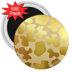 Glam Cow Print Pattern 3  Magnets (100 Pack) by kellehco