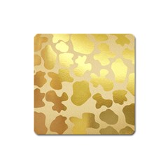 Glam Cow Print Pattern Square Magnet by kellehco