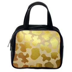 Glam Cow Print Pattern Classic Handbag (one Side) by kellehco