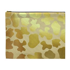 Glam Cow Print Pattern Cosmetic Bag (xl) by kellehco