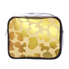 Glam Cow Print Pattern Mini Toiletries Bag (one Side)