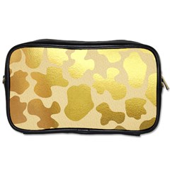 Glam Cow Print Pattern Toiletries Bag (one Side)