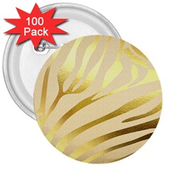 Zebra 3  Buttons (100 Pack) 