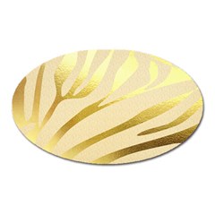 Zebra Oval Magnet by kellehco