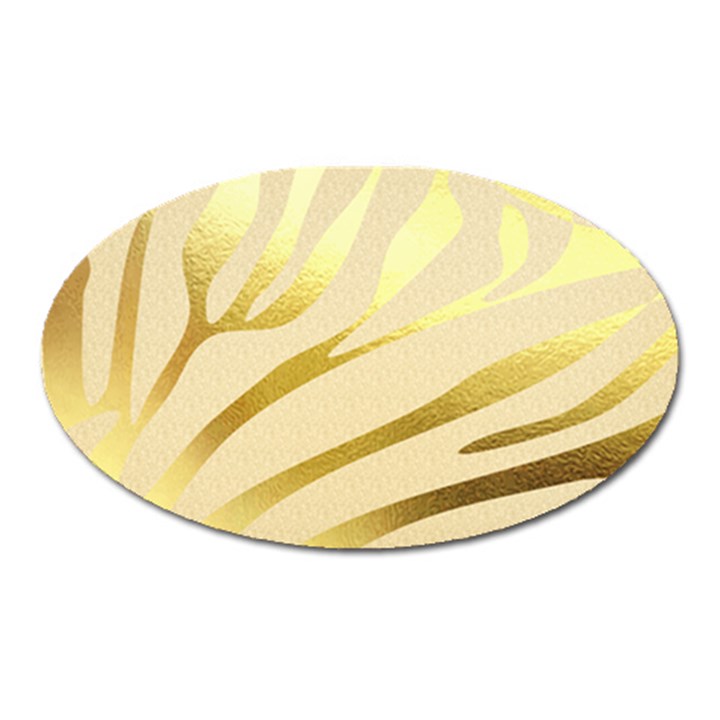 Zebra Oval Magnet