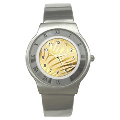 Zebra Stainless Steel Watch by kellehco