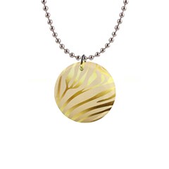 Zebra 1  Button Necklace