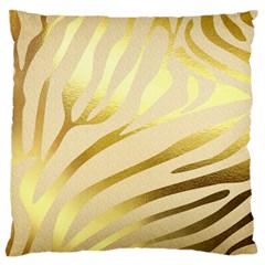 Zebra Standard Flano Cushion Case (one Side) by kellehco