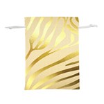 Zebra Lightweight Drawstring Pouch (M) Front