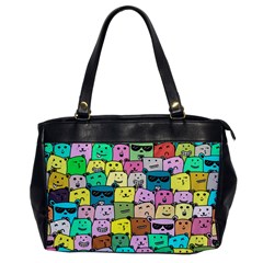 Colorful Cat Lover  Oversize Office Handbag by kellehco