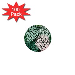 Dahlia  1  Mini Buttons (100 Pack)  by Angelandspot