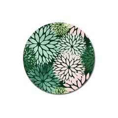 Dahlia  Magnet 3  (round) by Angelandspot