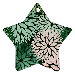 Dahlia  Star Ornament (two Sides) by Angelandspot