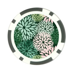 Dahlia  Poker Chip Card Guard by Angelandspot