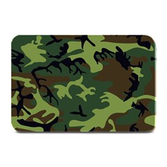 Forest Camo Pattern, Army Themed Design, Soldier Plate Mats by Casemiro