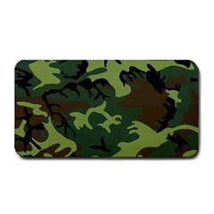 Forest Camo Pattern, Army Themed Design, Soldier Medium Bar Mats by Casemiro