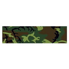 Forest Camo Pattern, Army Themed Design, Soldier Satin Scarf (oblong) by Casemiro