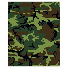 Forest Camo Pattern, Army Themed Design, Soldier Drawstring Bag (small) by Casemiro