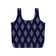 Colorful Diamonds Pattern3 Full Print Recycle Bag (s) by bloomingvinedesign