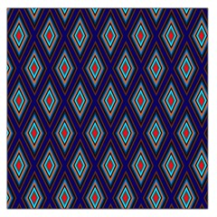 Colorful Diamonds Pattern3 Large Satin Scarf (square)