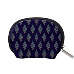 Colorful Diamonds Pattern3 Accessory Pouch (Small) Back