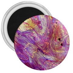 Marbling Abstract Layers 3  Magnets