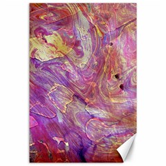 Marbling Abstract Layers Canvas 24  X 36 