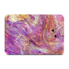 Marbling Abstract Layers Plate Mats by kaleidomarblingart