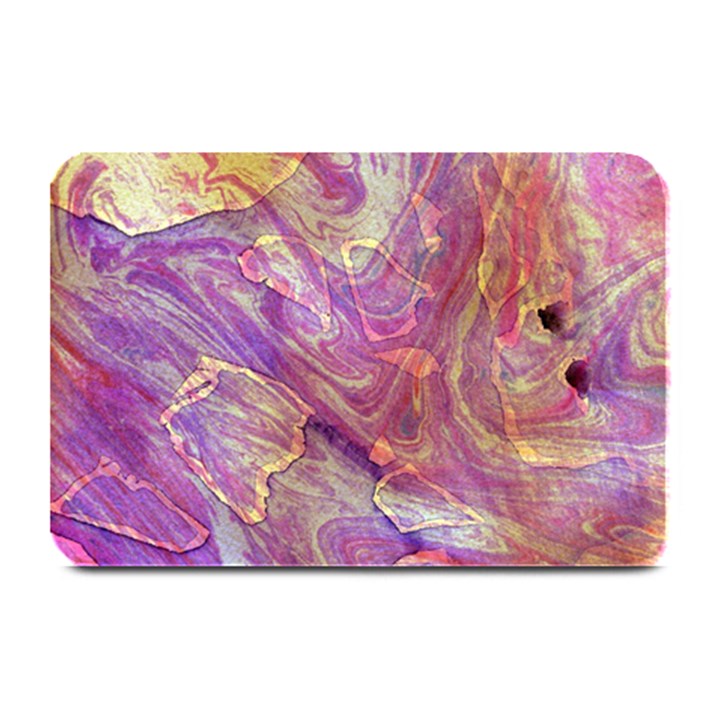 Marbling Abstract Layers Plate Mats