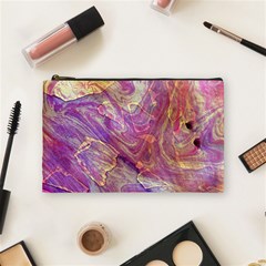 Marbling Abstract Layers Cosmetic Bag (medium)