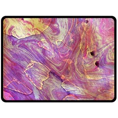 Marbling Abstract Layers Fleece Blanket (large) 