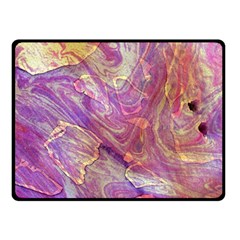 Marbling Abstract Layers Fleece Blanket (small) by kaleidomarblingart