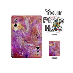 Marbling Abstract Layers Playing Cards 54 Designs (mini) by kaleidomarblingart