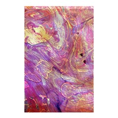 Marbling Abstract Layers Shower Curtain 48  X 72  (small)  by kaleidomarblingart