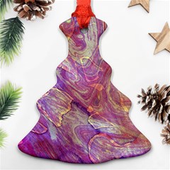 Marbling Abstract Layers Ornament (christmas Tree) 