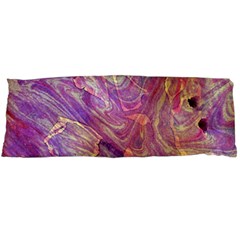 Marbling Abstract Layers Body Pillow Case (dakimakura) by kaleidomarblingart