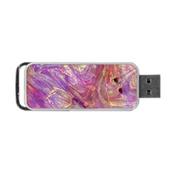 Marbling Abstract Layers Portable Usb Flash (one Side)