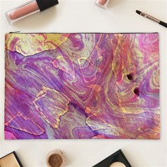 Marbling Abstract Layers Cosmetic Bag (xxl)