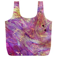 Marbling Abstract Layers Full Print Recycle Bag (xl)