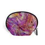 Marbling Abstract Layers Accessory Pouch (Small) Front