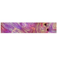 Marbling Abstract Layers Large Flano Scarf 