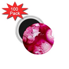 Peonie On Marbling Patterns 1 75  Magnets (100 Pack) 