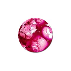 Peonie On Marbling Patterns Golf Ball Marker (10 pack)